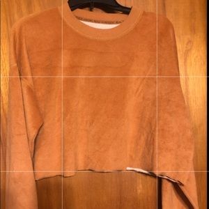 Aerie Fleece Crop Top